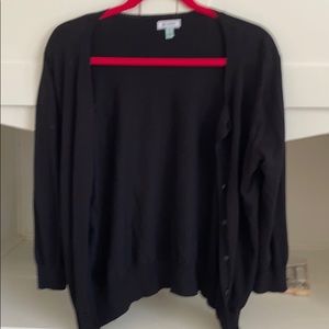 Black cardigan
